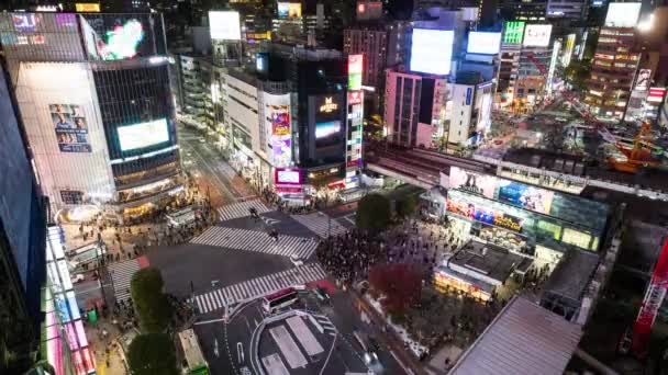 Τόκιο Ιαπωνία Νοε 2022 Διέλευση Χρόνου Από Την Κυκλοφορία Των — Αρχείο Βίντεο