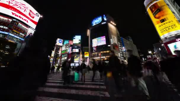 Tokyo Japan Dec 2022 Time Lapse Car Traffic Transportation Crowd — 비디오