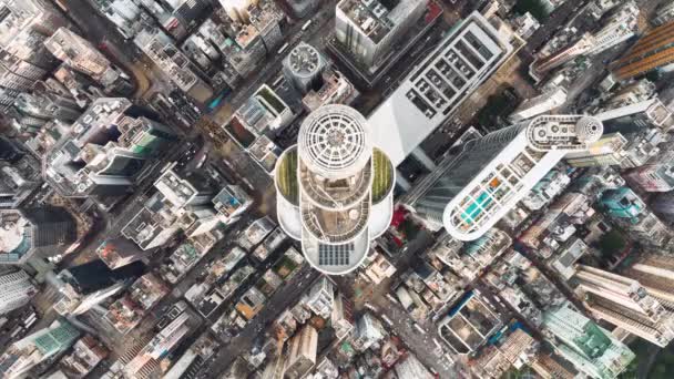 Cityscape Час Пропуск Автомобільного Транспорту Дорозі Районі Міста Монкок Гонконг — стокове відео
