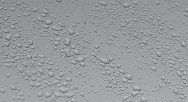 water drops on gray surface