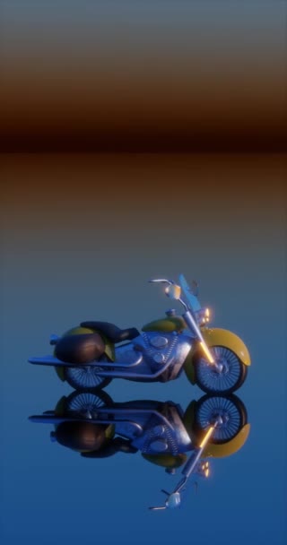 Roues Roulettes Moto Sur Spectacle Animation Arc Caméra Photo Mouvement — Video