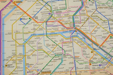 Paris metro haritasını kapat