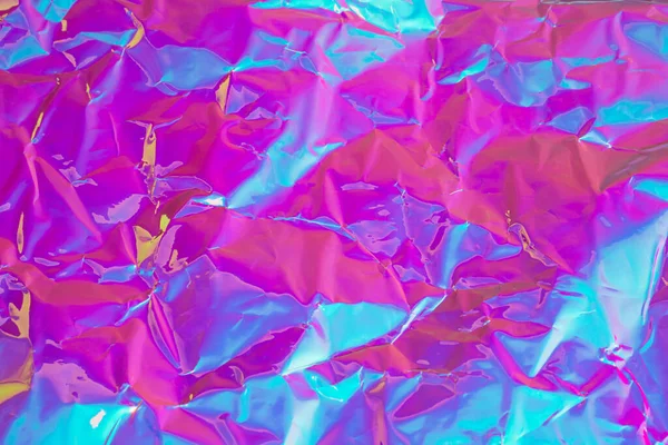 虹色の背景 ホログラフィック抽象鮮やかなネオンカラーの背景 ホログラフィック フォイルの背景 流行の創造的なグラデーション — ストック写真