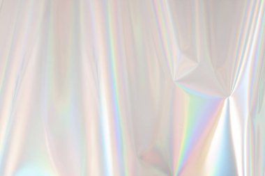 Yanardöner arka plan. Holografik Soyut yumuşak pastel renkler fon. Holografik Folyo Fon. Trendy yaratıcı gradyan.