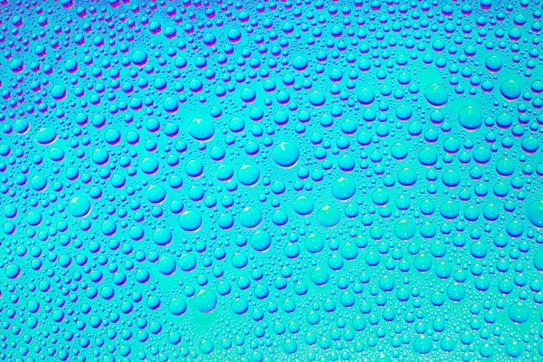 Mavi Mor Gökkuşağı Eğimli Arkaplanda Estetik Damlaları Holografik Yumuşak Pastel — Stok fotoğraf