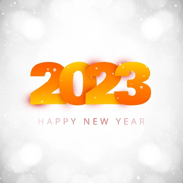 Yeni Yıl 2023 Noel Tebrik Kartı Geçmişi — Stok Vektör
