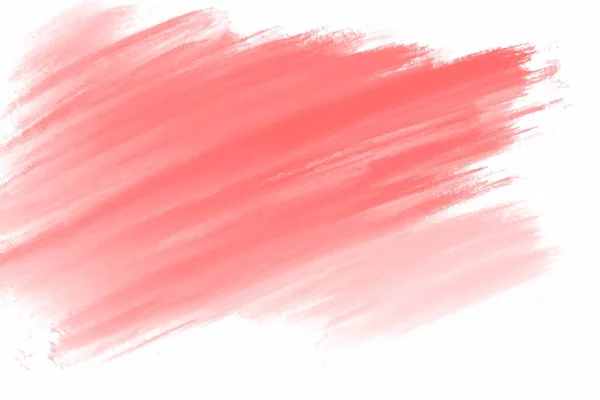 Moderní Růžový Tah Štětcem Akvarel Design — Stockový vektor