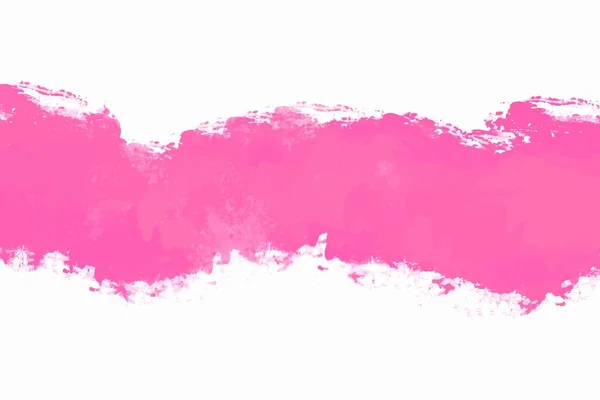 Μοντέρνο Ροζ Πινέλο Σχέδιο Ακουαρέλα — Διανυσματικό Αρχείο