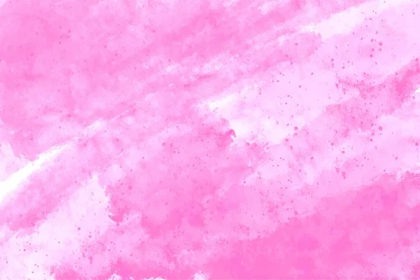 Abstrakte Hand Gemalt Rosa Aquarell Textur Hintergrund — Stockvektor
