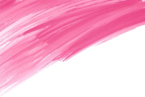 Hand Draw Pink Brush Stroke Watercolor Design — Stockvektor