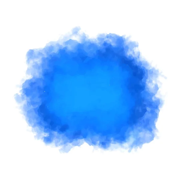Abstrakter Blauer Spritzer Aquarell Hintergrund — Stockvektor