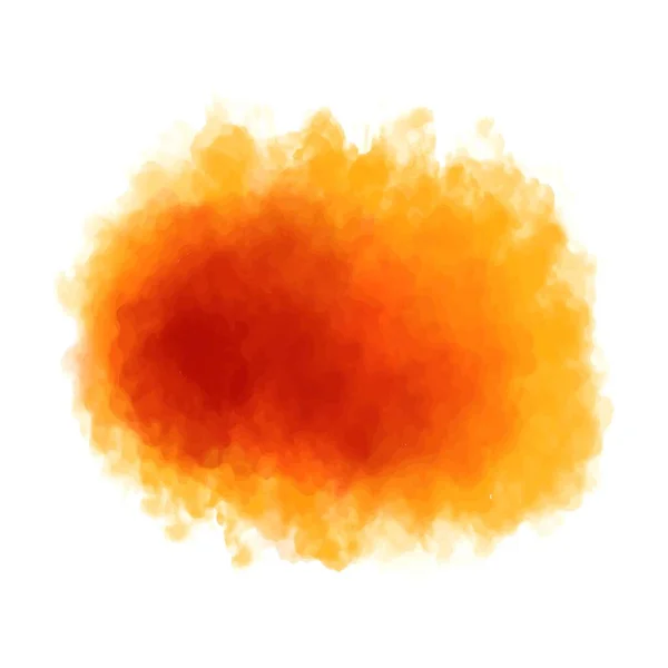 Abstract Oranje Splash Aquarel Achtergrond — Stockvector