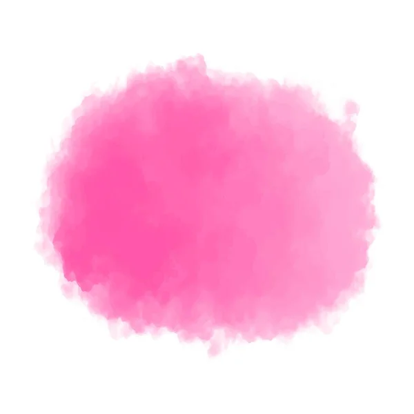 Moderní Růžová Splash Akvarel Pozadí — Stockový vektor