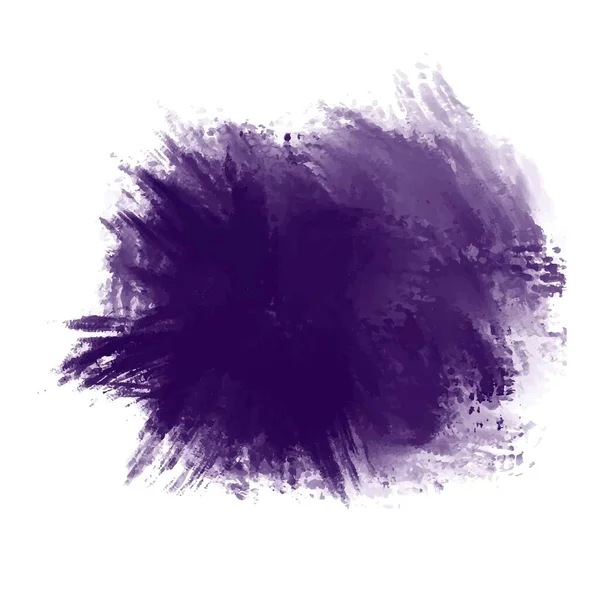 Abstract Purple Splash Watercolor Background — Stock Vector