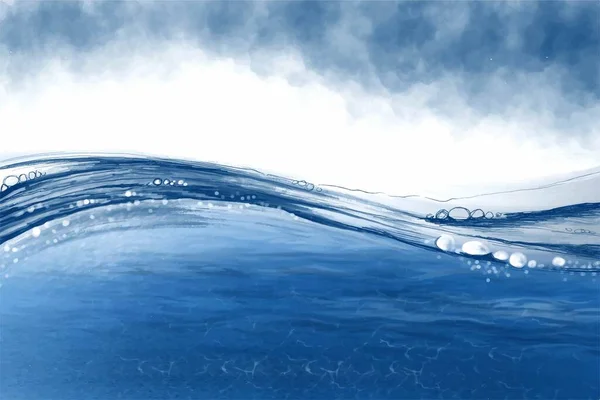 Океан Водой — стоковый вектор