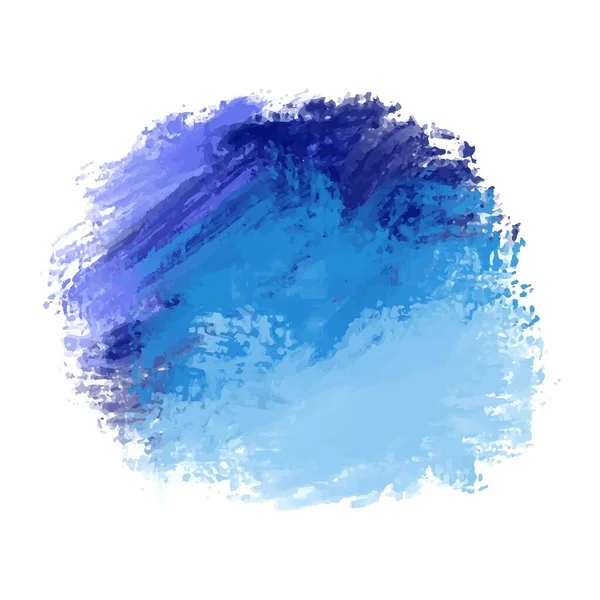 Abstrakter Blauer Pinselstrich Hintergrund — Stockvektor
