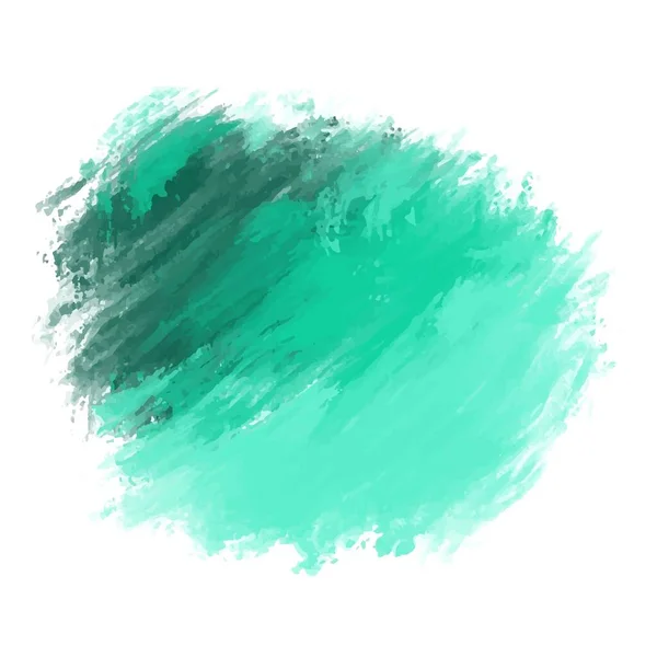 Abstrakte Grüne Pinselstrich Hintergrund — Stockvektor