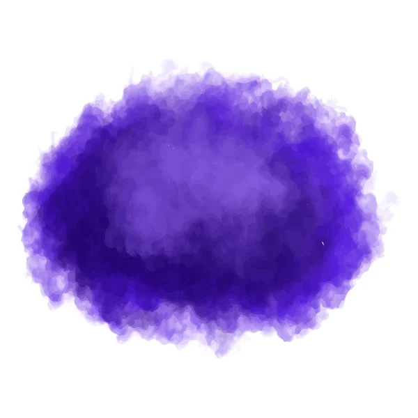 Diseño Abstracto Acuarela Salpicadura Púrpura — Vector de stock