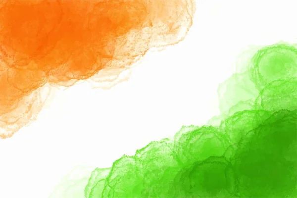 Indian tricolor flag theme watercolor texture patriotic background