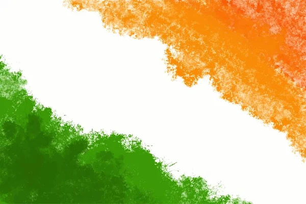 Indian Tricolor Independence Day 15Th August Background — стоковый вектор