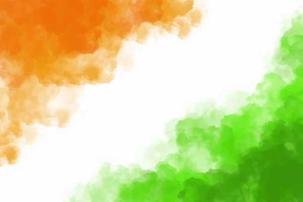 National Flag Colours Indian Independence Day Celebration Background — Stockvektor