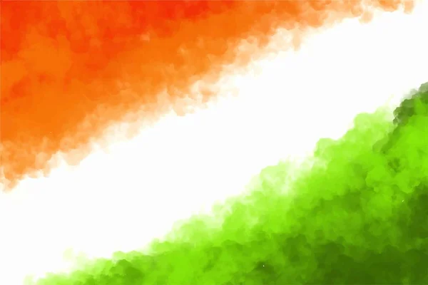 Oberoende Dag Firande Indian Flagga Tema Konsistens Bakgrund — Stock vektor