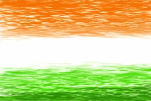 Tekstur Tema Bendera Tricolor Dekoratif India - Stok Vektor
