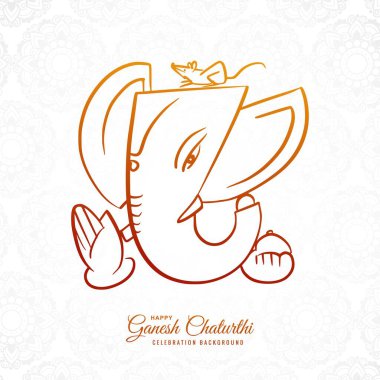 Güzel Ganesh Chaturthi festivali kartı geçmişi
