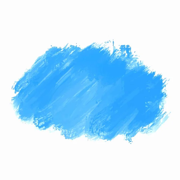 Abstraktní Modrý Akvarel Tahu Štětce — Stockový vektor