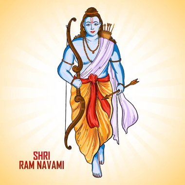 Shri ram navami festivali kutlama kartı geçmişi