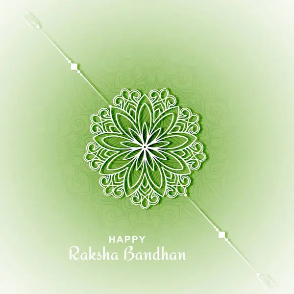 stock vector Beautiful card for indian festival raksha bandhan illlustration design