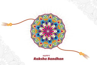 Happy raksha bandhan indian traditional festival background clipart