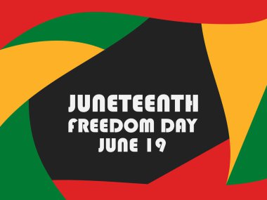 Siyahi Tarihi Ayı Afrikalı Amerikan tarihi kutlama vektör ilüstrasyonu, poster, kart, pankart, arka plan. Vektör illüstrasyonu