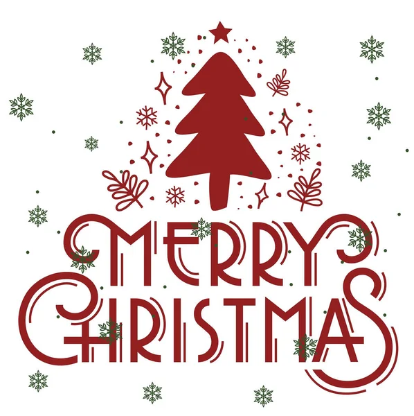 Mutlu Noeller ve Mutlu Tatiller Typography seti. Vektör logosu, metin tasarımı. Tebrik kartları, hediyeler, gömlekler vs. için kullanılabilir. Yılbaşı ağacı, ren geyiği, kar taneleri, çiçek çerçeveleri ve arka plan tasarımı olan kartlar.