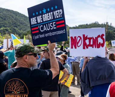 San Rafael California 'daki Marin Center' da Bölünmez Protesto 