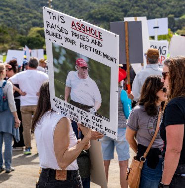 San Rafael California 'daki Marin Center' da Bölünmez Protesto 