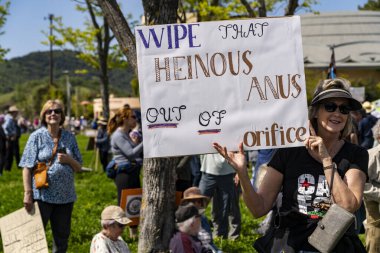 San Rafael California 'daki Marin Center' da Bölünmez Protesto 