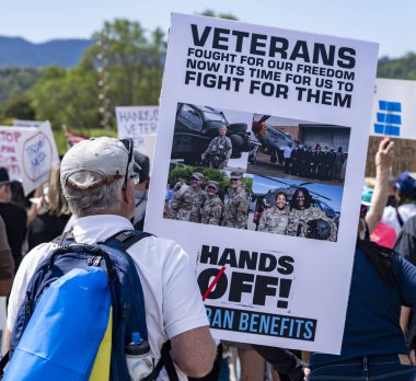 San Rafael California 'daki Marin Center' da Bölünmez Protesto 
