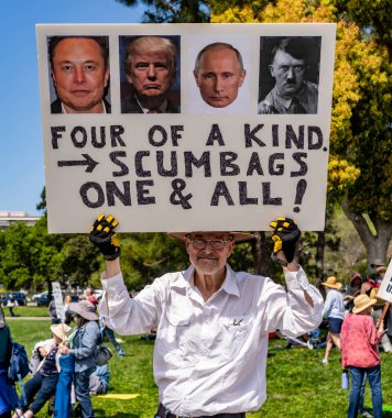 San Rafael California 'daki Marin Center' da Bölünmez Protesto 