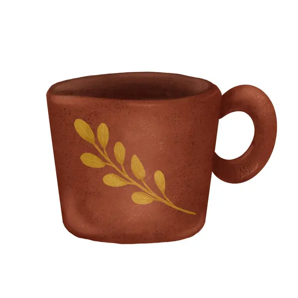 Sonbahar yapraklı güzel kupa.