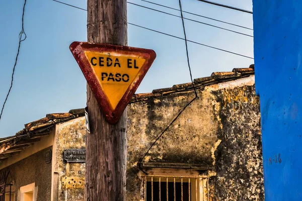 Тринідад Куба Липня 2018 Колишнє Іспанське Колоніальне Місто Столітті Кам — стокове фото