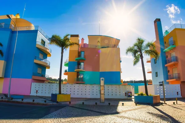 Albufeira Portugália 2016 Január Concret Apartment Block Staff Tourist Resort — Stock Fotó