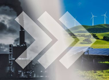 Fosil yakıttan yeşil enerjiye enerji geçişi