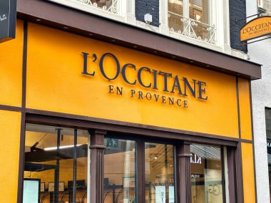 The Hague, netherlands - january 23 2023: store front and sign of a store of the french chain l'occitane en provence