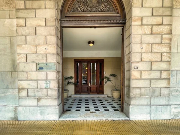Montevideo Uruguay Október 2022 Kilátás Elegáns Bejárat Elnöki Hivatalok Capitoliumban — Stock Fotó