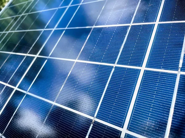 close up of a sustainable energy solar panel