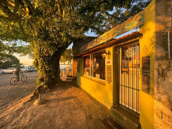 Colonia Del Sacramento Uruguay November 2022 Ein Geschlossenes Geschäft Barrio — Stockfoto