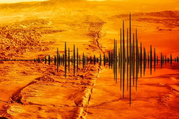 San Andreas Fay Hattı 'nın bu kadar çok deprem sebebi var. Kurumuş düzlüklerde görülebilir.