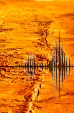 San Andreas Fay Hattı 'nın bu kadar çok deprem sebebi var. Kurumuş düzlüklerde görülebilir.