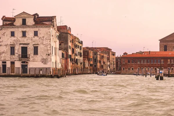 Venice Italy February 2016 Best Way Venice Boat One Has — Stock Photo, Image